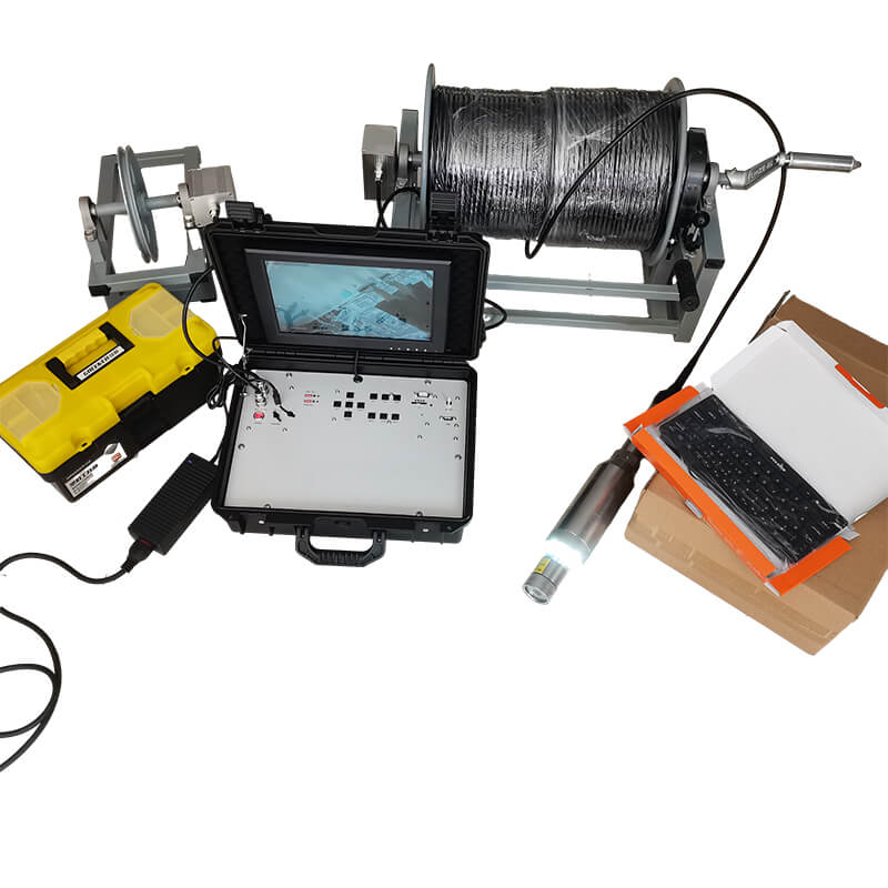 Logging camera, borehole inspection solutions, underground camera systems, downhole video camera, downhole camera, borehole checking camera,borehole testing camera , well testing camera, downhole camera accessories,